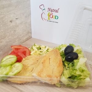 Ensalada con Pechuga de Pollo a la Plancha